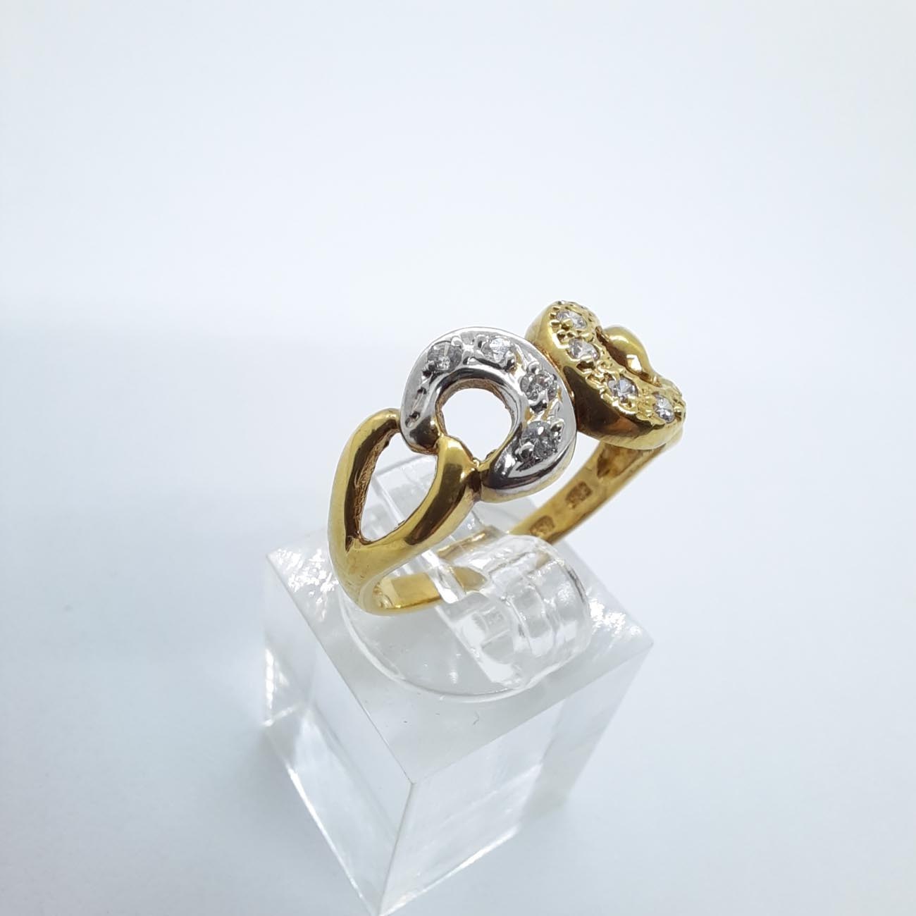 Χρυσό δαχτυλίδι Κ14 αλυσιδωτό